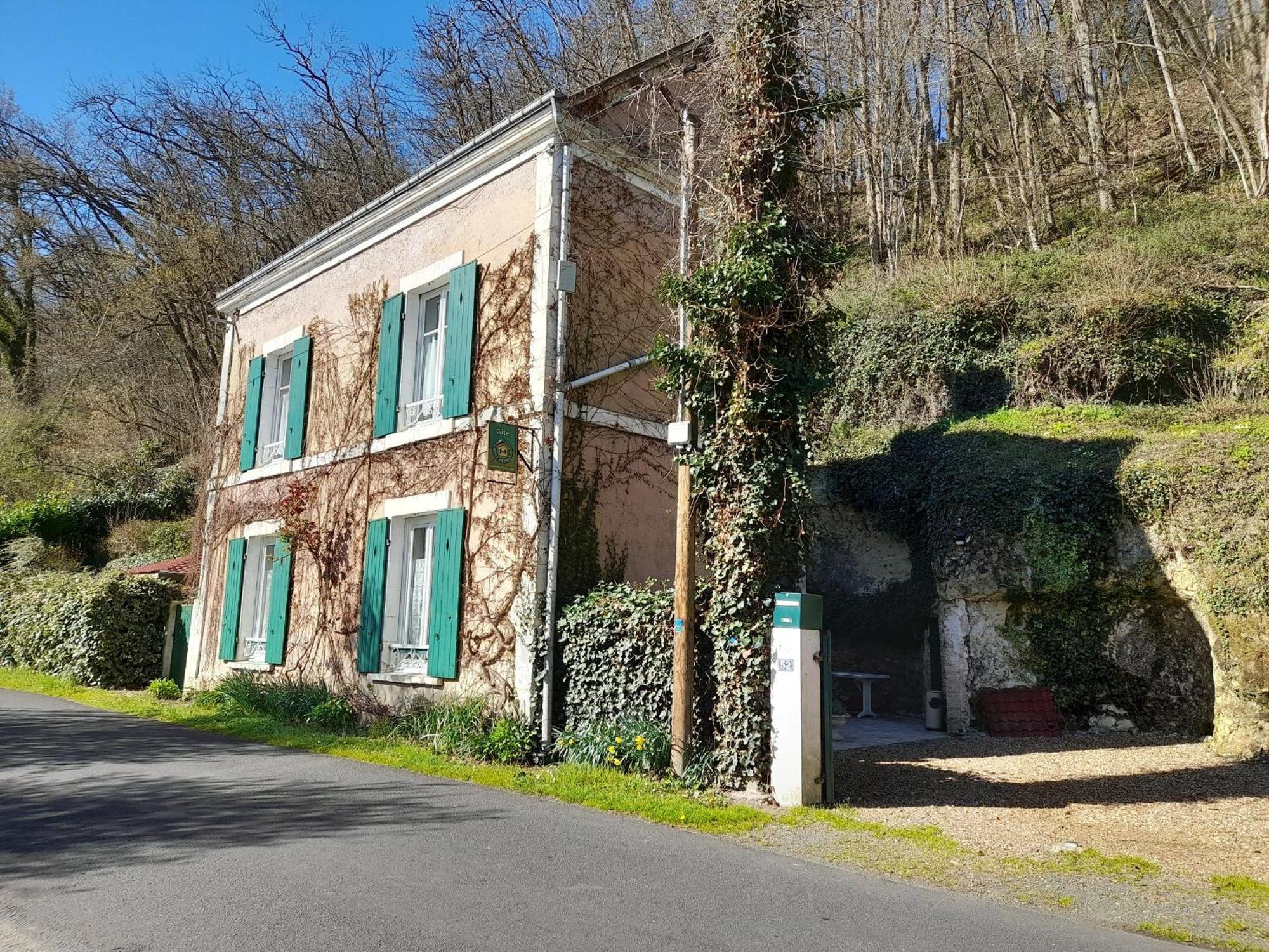 Maison Troglodytique Avec Wifi, Barbecue Et Cheminee - Fr-1-410-156 Aubigne-Racan Exterior photo